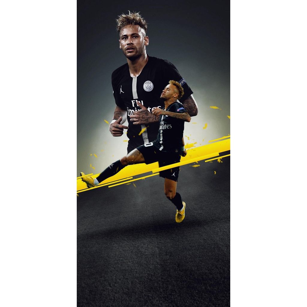 COD POSTER NEYMAR TERBARU  POSTER BINTANG BOLA NEYMAR PARIS SAINT GERMAN