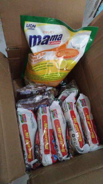 Mama Lemon Liquid Pouch Sabun Pencuci Piring 800ml