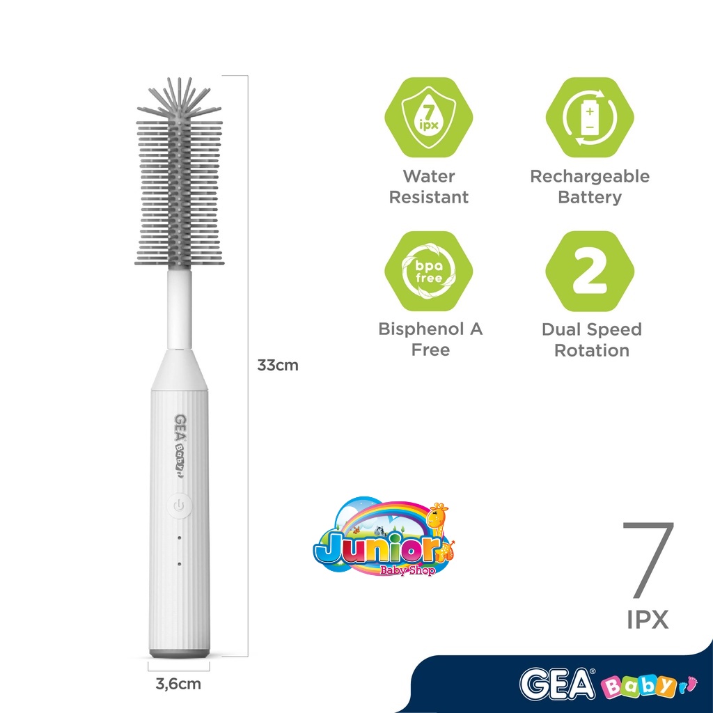 GEA BABY Silicone Bottle &amp; Nipple Brush