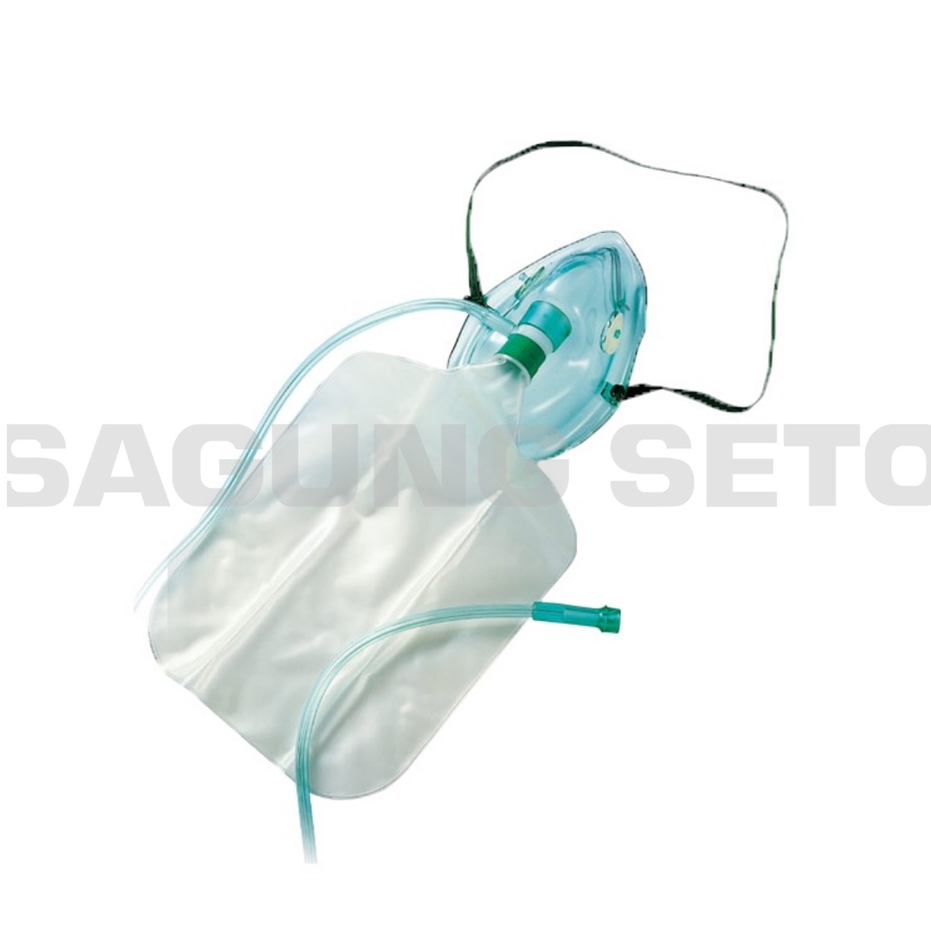 OXYGEN MASK SIZE-L WITH RESERVOIR BAG