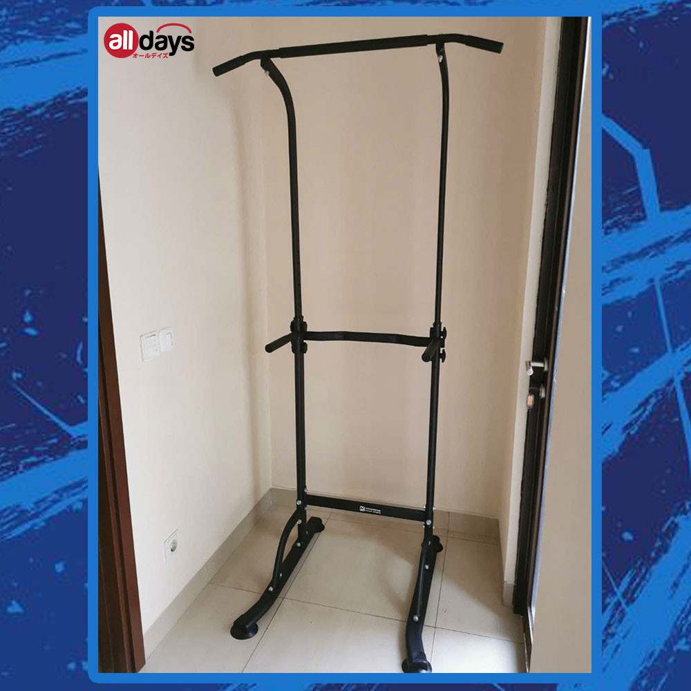 Alldays Pull Up / Dipping / Chin Up Hanging Bar / Alat Fitness Rumah Multifungsional Material Iron