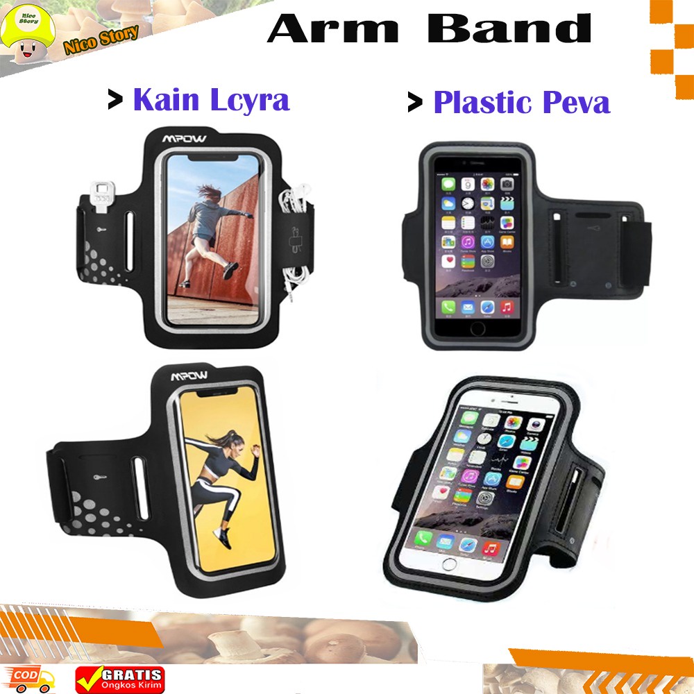 (NCS) Armband Case Casing Pouch HP Universal Size XL Arm Band Lengan