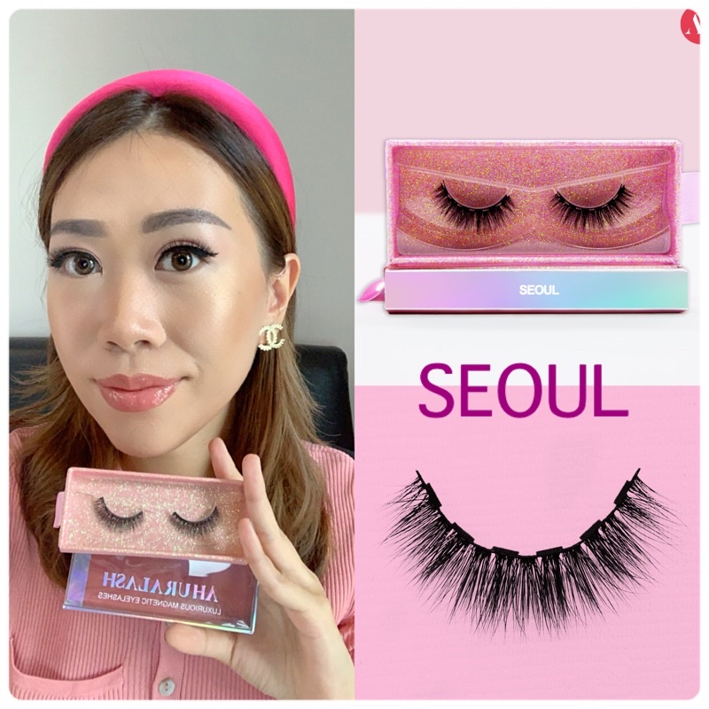 AHURALASH 6-MAGNET 'SEOUL' & 'PRAGUE' MAGNETIC LASHES