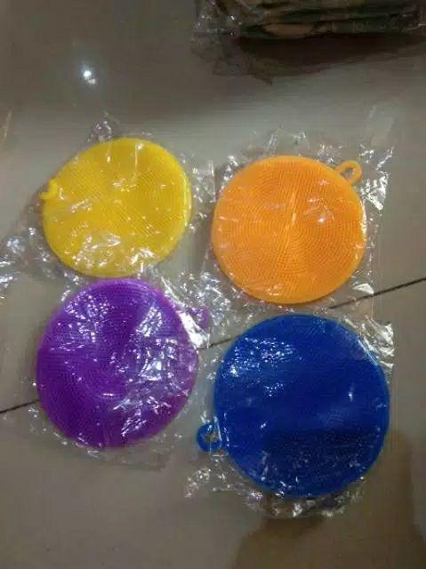 Spons Cuci Piring Bahan Silikon Dapur