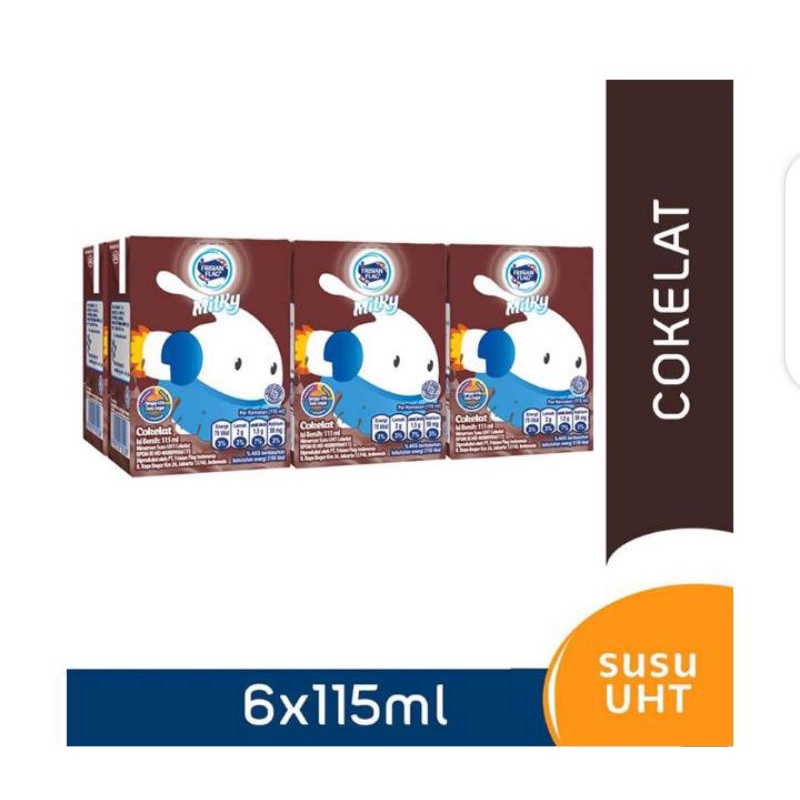 

FRISIAN FLAG UHT Milky Colelat & Cool Berry 6pcs