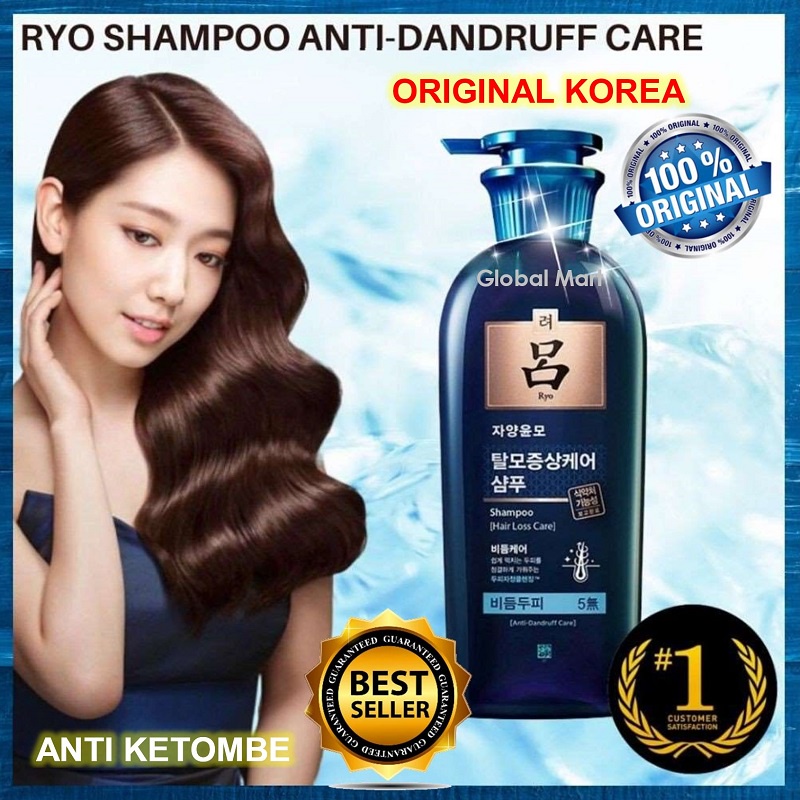 ORIGINAL KOREA Ryo Shampoo Hair Loss Care 400ml Perawatan Rambut Rontok FAST DELIVERY-Anti Dandruff
