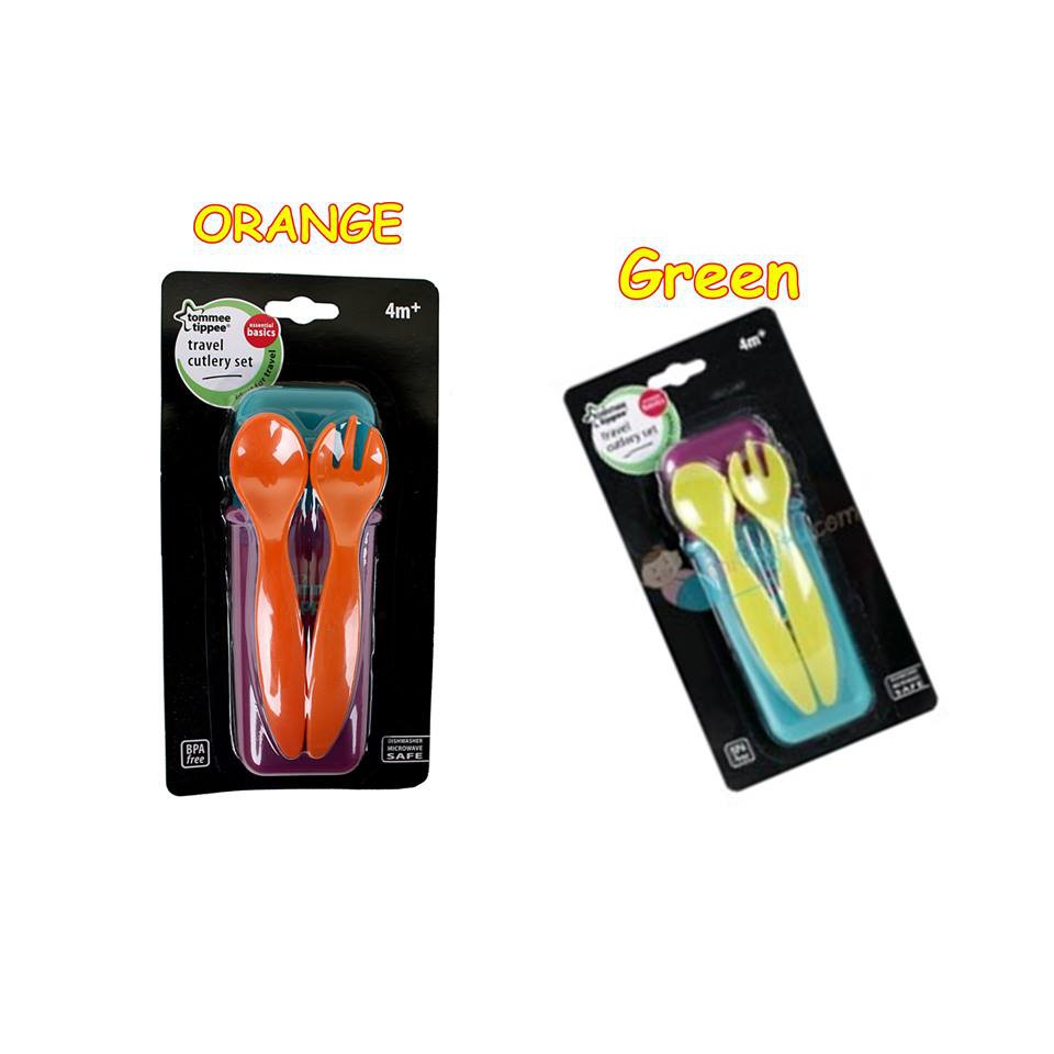 TOMMEE TIPPEE SENDOK GARPU ANAK TRAVEL CUTLERY SET