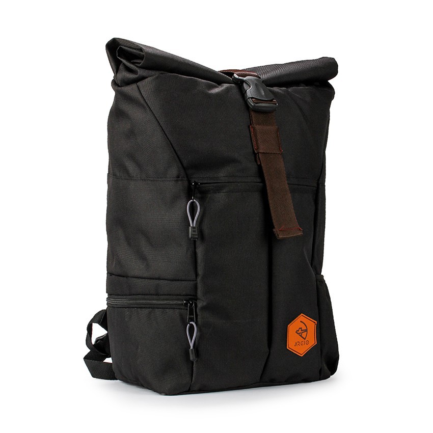 THEO BLACK |MNM x ARCIO| Backpack Tas Ransel Pria FREE RAINCOVER - ORI