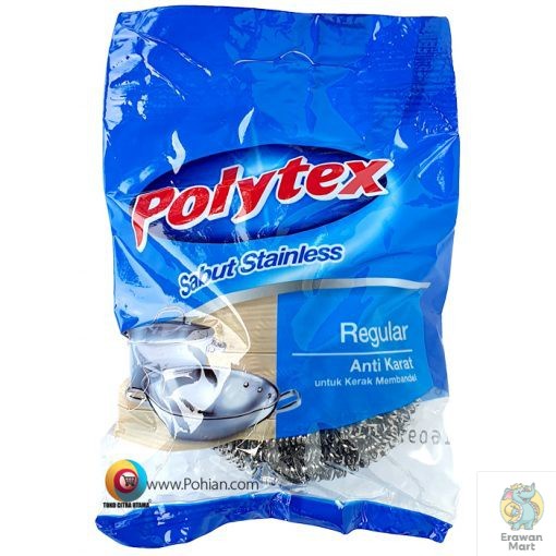 12 PCS / LEMBAR POLYTEX SABUT KAWAT / SPONS CUCI PIRING / SPONGE / SPON / SPONGE CUCI PIRING / SABUT