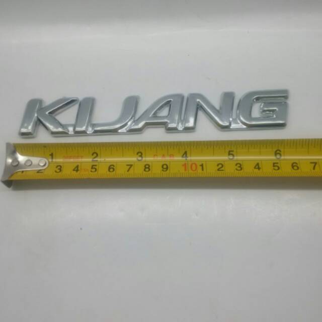 Emblem/ stiker/ tulisan KIJANG chrome. Kijang kapsul samping. 7K