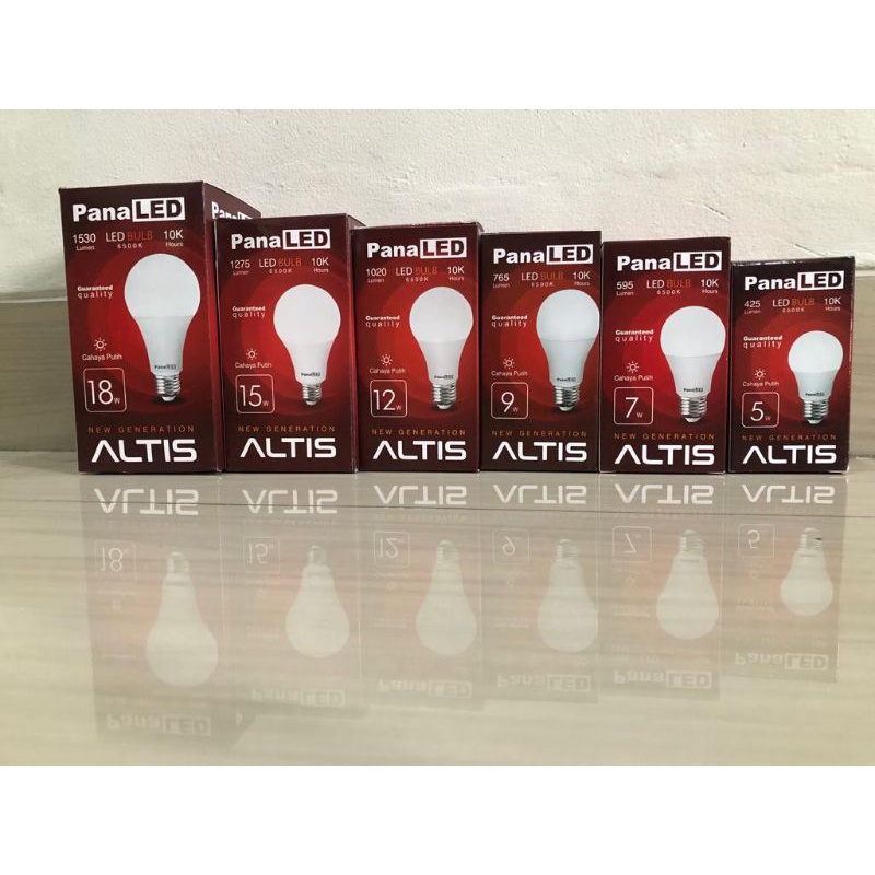 LAMPU LED PANALED ALTIS 5 W PAKET 10 PCS