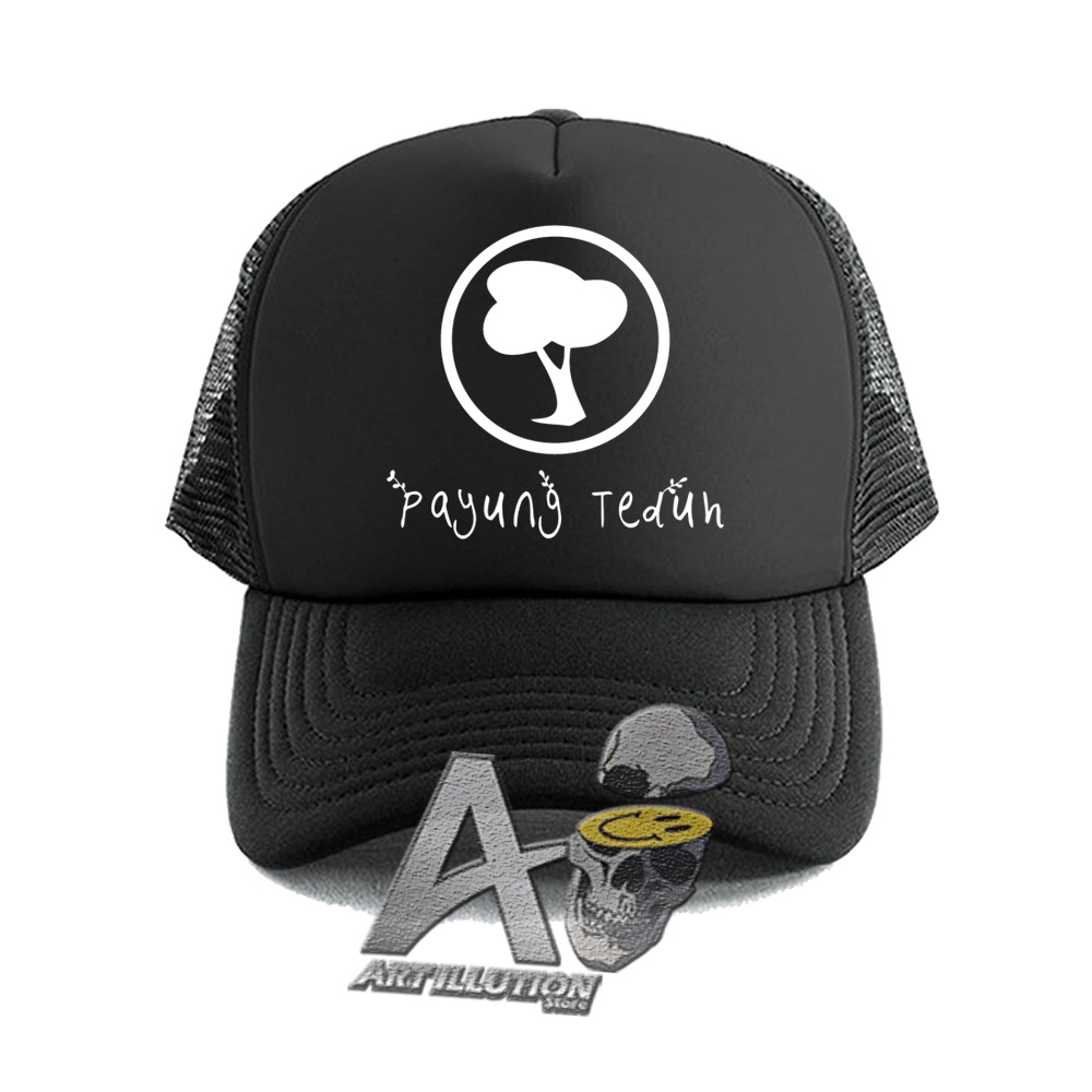 Topi Trucker Distro / Topi Jaring - Topi Payung Teduh Model Logo Terbaru PREMIUM QUALITY - [BISA COD