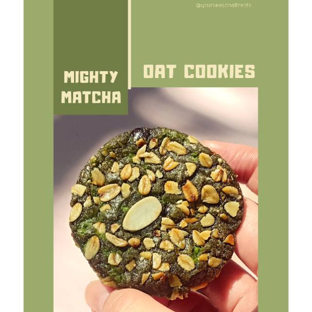 

Mighty Matcha - Oat Cookies