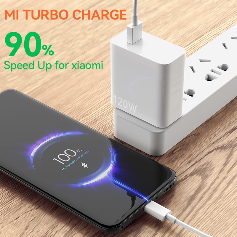 Xiaomi Kabel Charger Turbo Tipo Tipe C 120W 6A Fast Charging Untuk Mi 12 11 10 Pro 9 5G Poco Redmi Note K30S K40