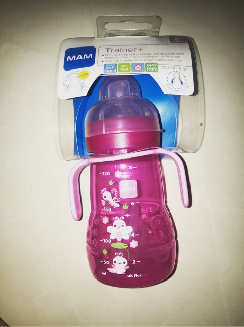 Botol susu MAM trainer spout + teat 220ml-3