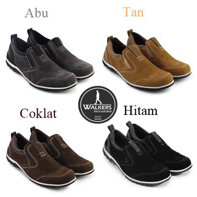 Walkers KTZ - Sepatu Slip On Pria Casual Santai Kuliah Formal Kerja santai gaya trendy