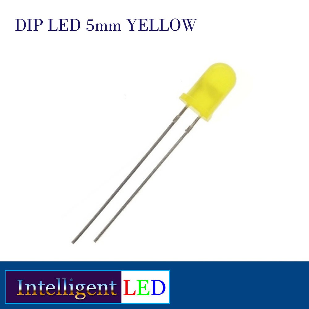 DIP LED 5mm YELLOW