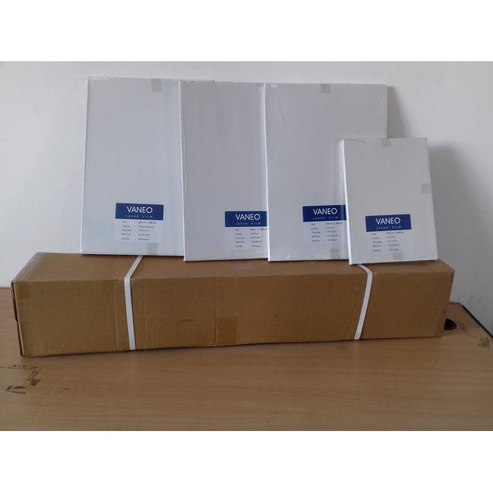 

Kertas / Vaneo Laser Film, Plastik Mylar Stencil A3