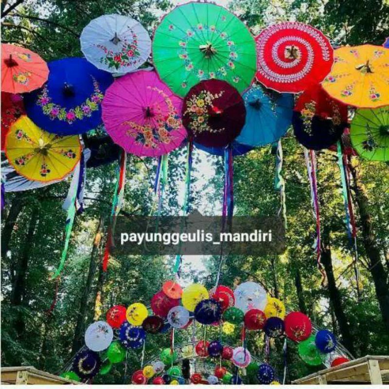 Payung Geulis Payung Dekorasi Payung Hiasan Payung Tasik Payung Kertas Dim