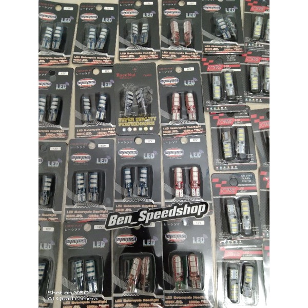 Lampu sein LED kedip bisa juga ke lampu kota, buat motor dan mobil.