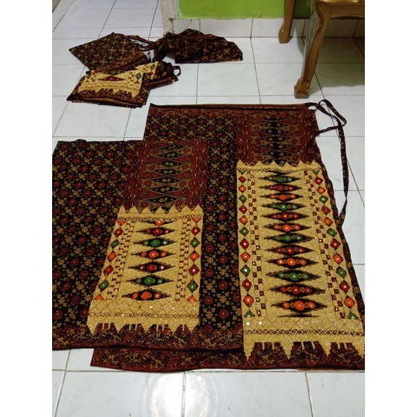 rok lilit Lasem mama papa + peci (bisa cod)