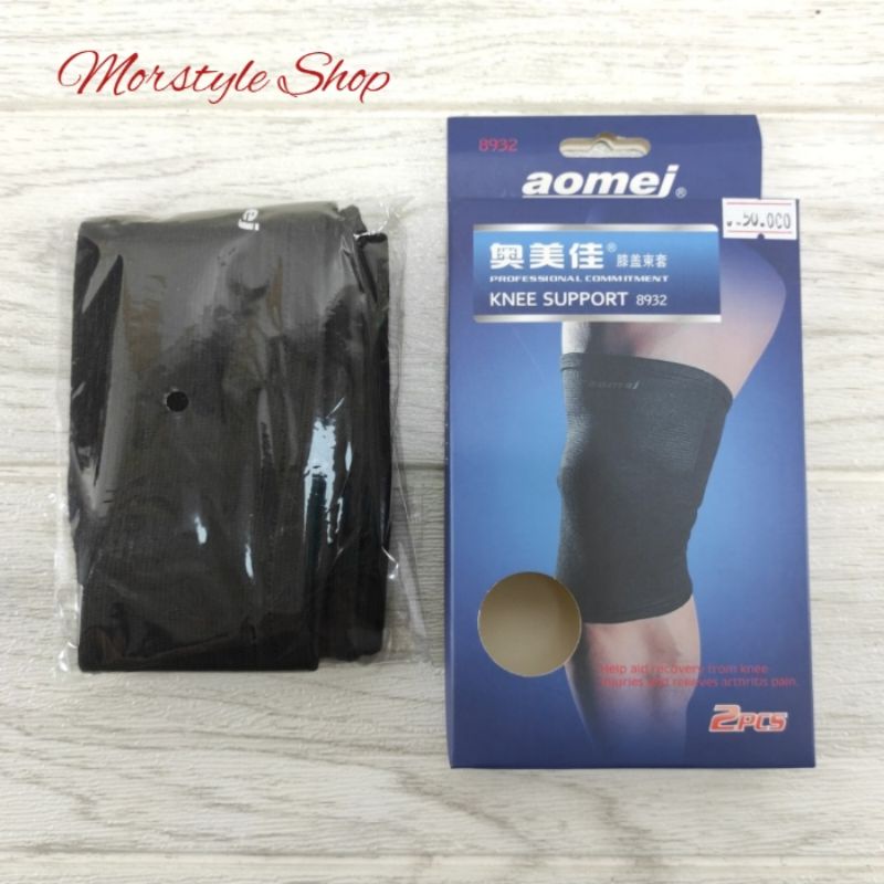 Knee Support Aomei 8932 Deker Pelindung dan Penyangga Lutut Kaki / Engkel Lutut