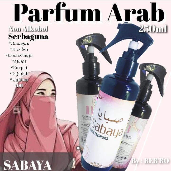 Parfum Arab Ruangan Rindu Ka'bah 250ml spray