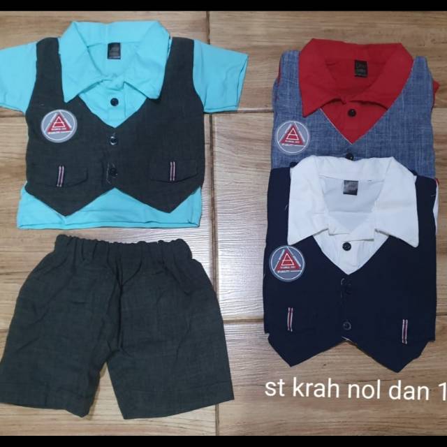 Stelan Baju  Pesta Cowok baju  bayi  cowok fashion bayi  