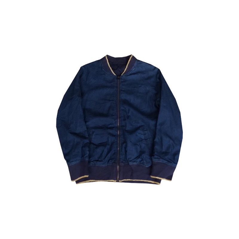 Axes Bomber Denim Jacket