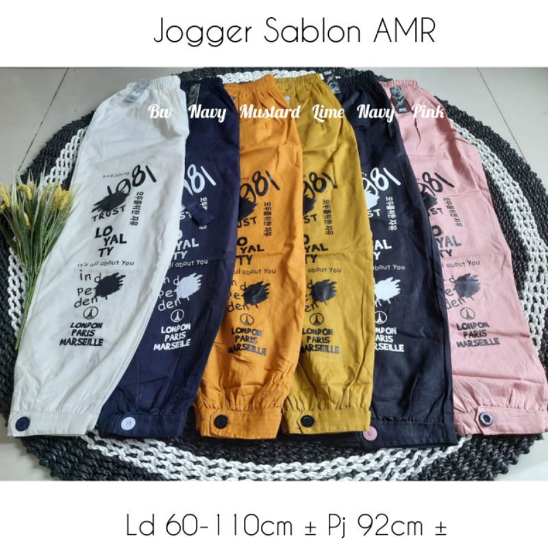 Jogger Sablon AMR