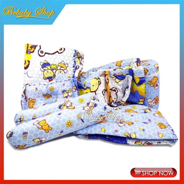 Tas Bayi Gendongan Alas Tidur Bantal Guling Set 4 in 1 Chekiddo