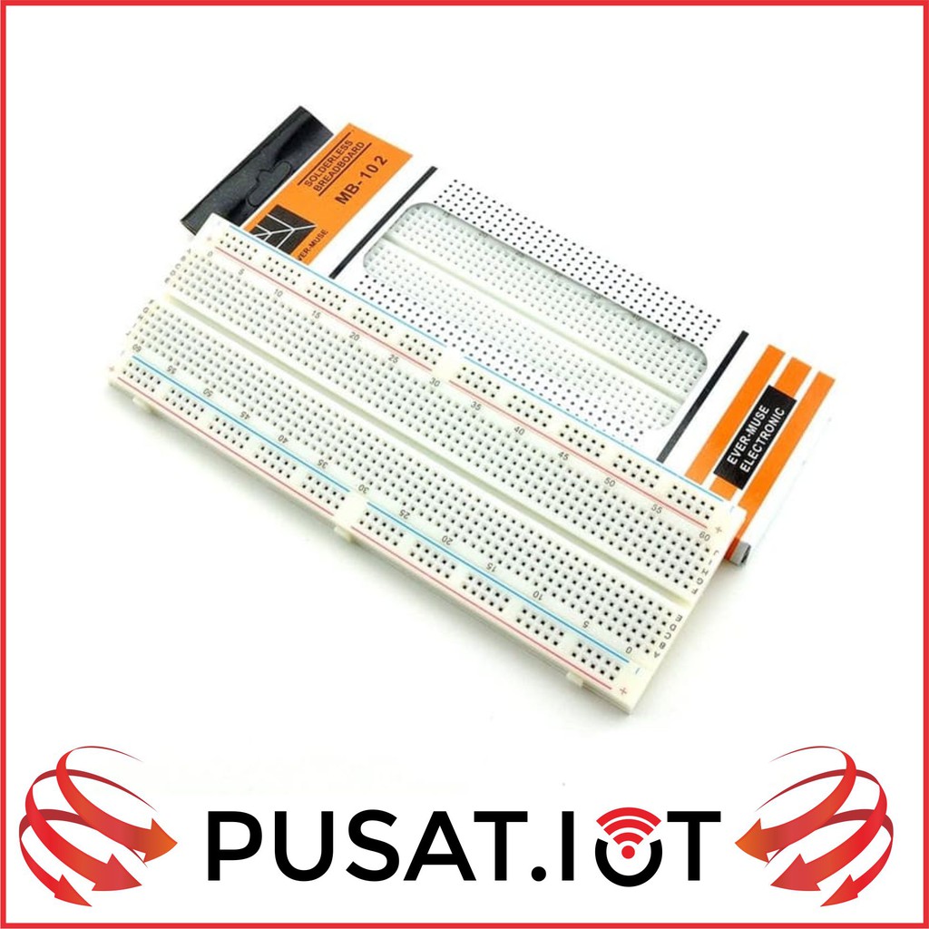 Project Board Breadboard Putih untuk Arduino / NodeMcud