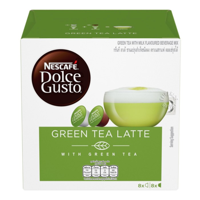 

TERBARU Nescafe Dolce Gusto Beverage Capsules - Green Tea Latte 16 x 10.5g