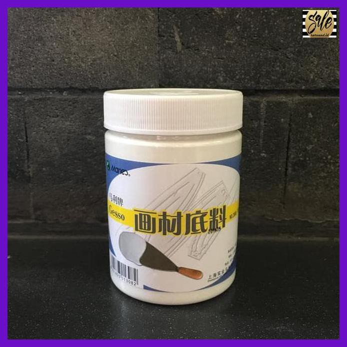 

PRIMERFACE- MARIES GESSO 500 ML - CAT DASAR GESSO PRIMER DECOUPAGE - BASE PAINT -ASLII.