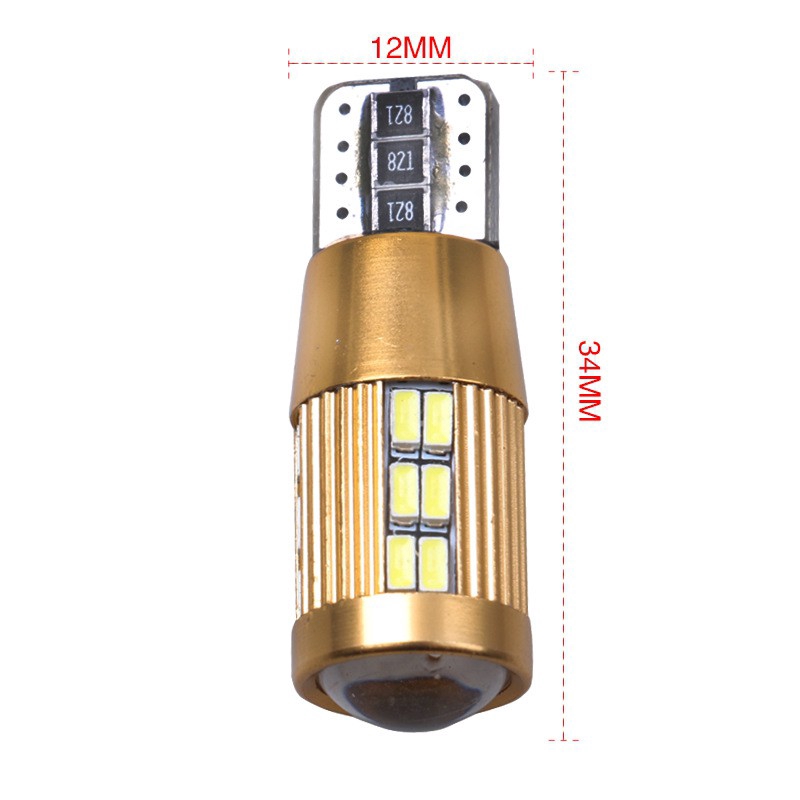 Lampu Led T10 3014 30smd Decoding Canbus Tanpa Elektroda Untuk Plat Nomor Mobil