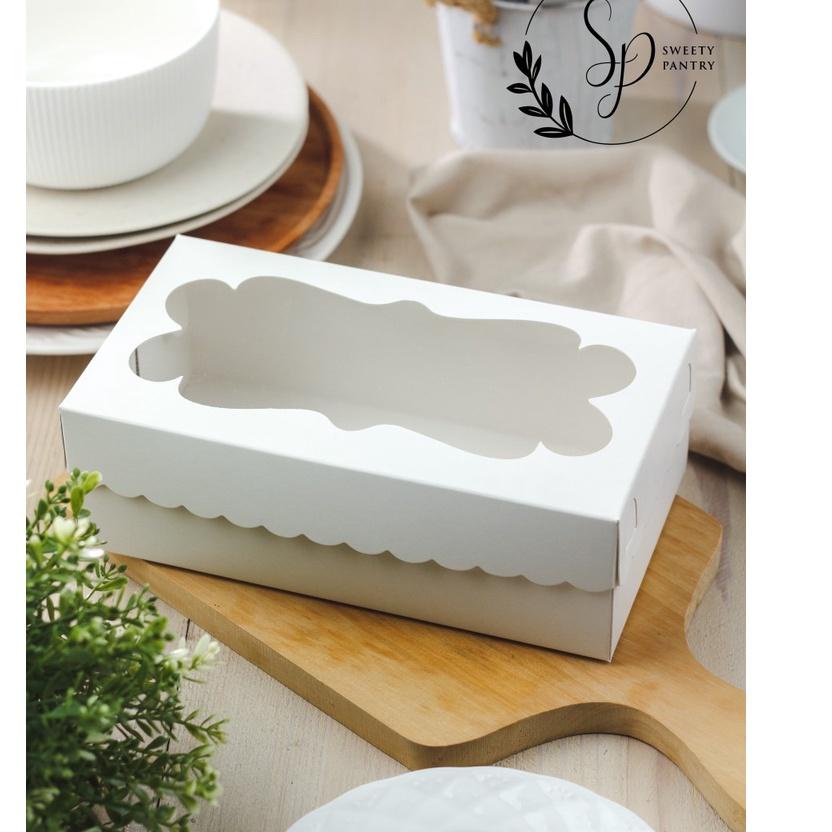 

Top Sale CB221207 W - Dus Kue / Packaging cake / Cake Box 22x12x7cm White