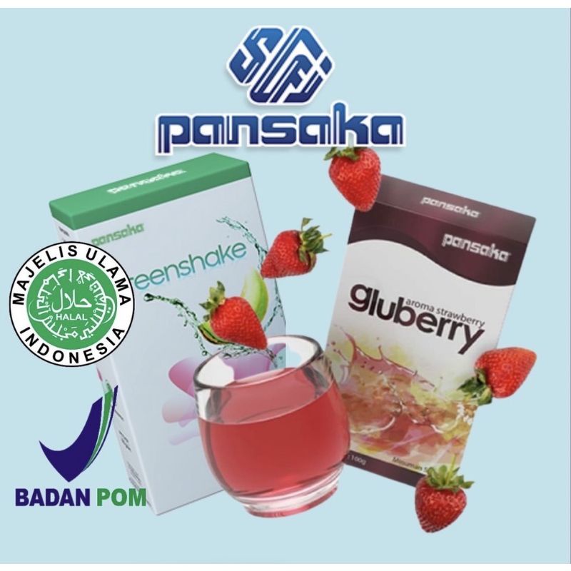 

Pansaka Greenshake dan gluberry Drink/minuman kesehatan/Herbal Drink