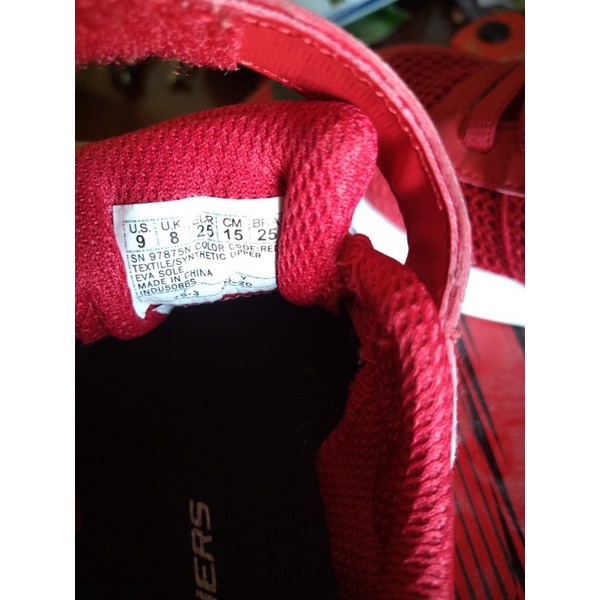 SEPATU SKECHERS GO RUN KIDS RED