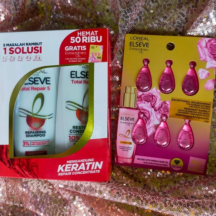 ELSEVE PAKET (SHAMPOO/CONDITIONER/SERUM) @MJ