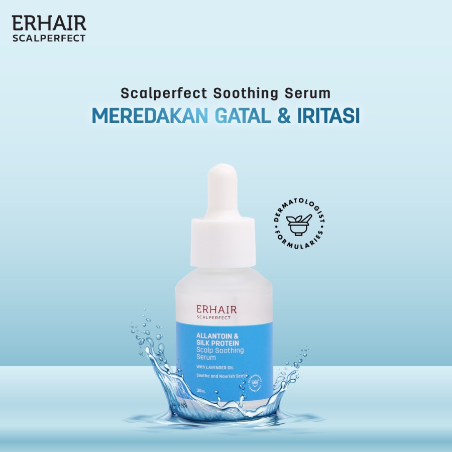 ERHAIR Serum Rambut ERHA Scalp Scalperfect Soothing Serum 30ml - Perawatan Kulit Kepala