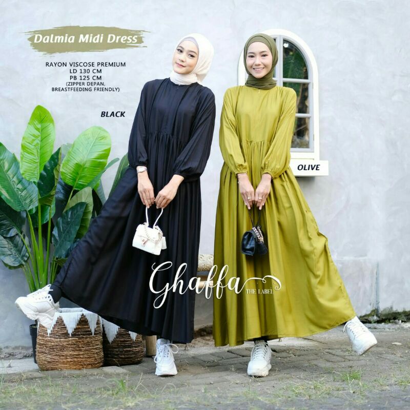 DALMIA Midi Dress Ori by Ghaffa