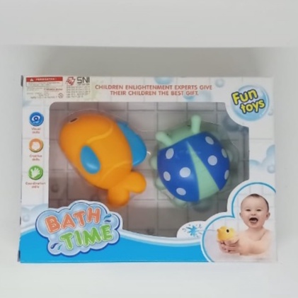 Mainan Bayi Karet Animal Bath Time (AM 602-3) MSN