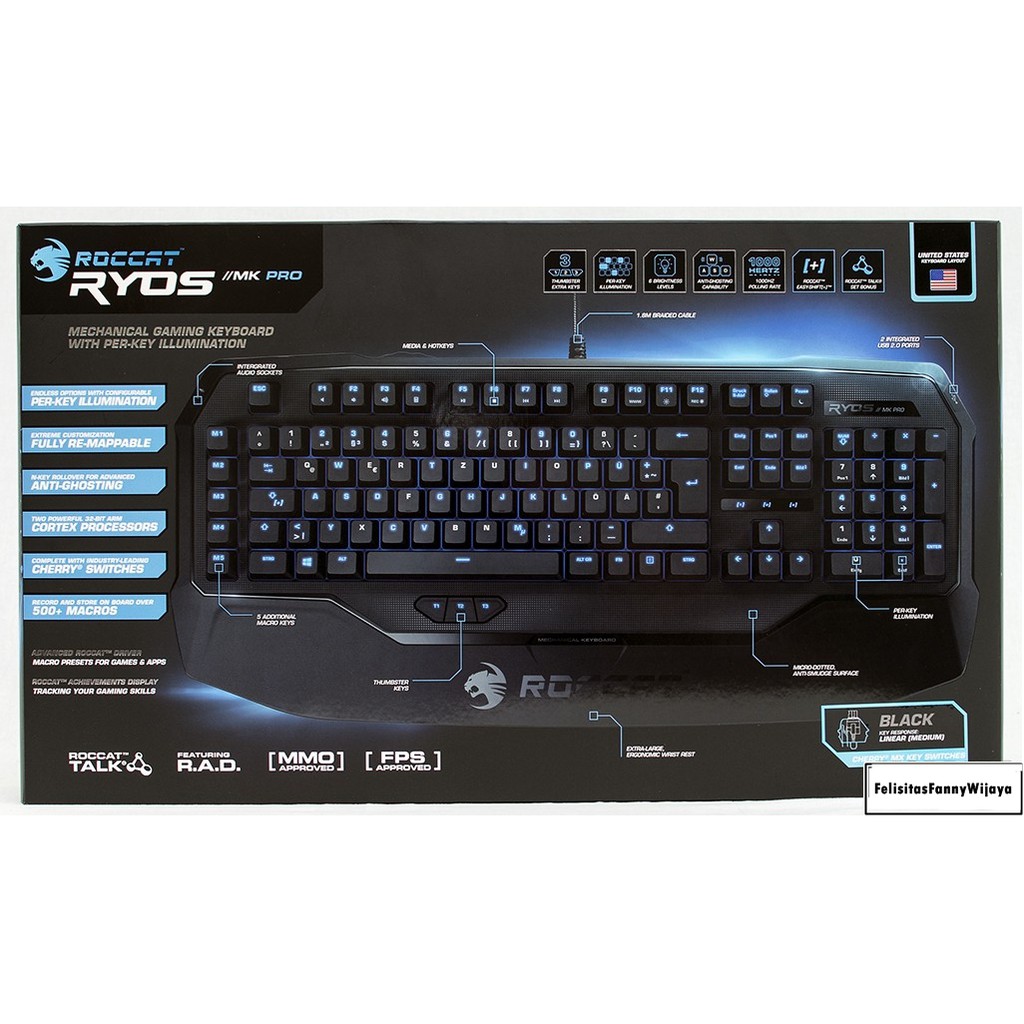 Keyboard Roccat Ryos//MK Pro