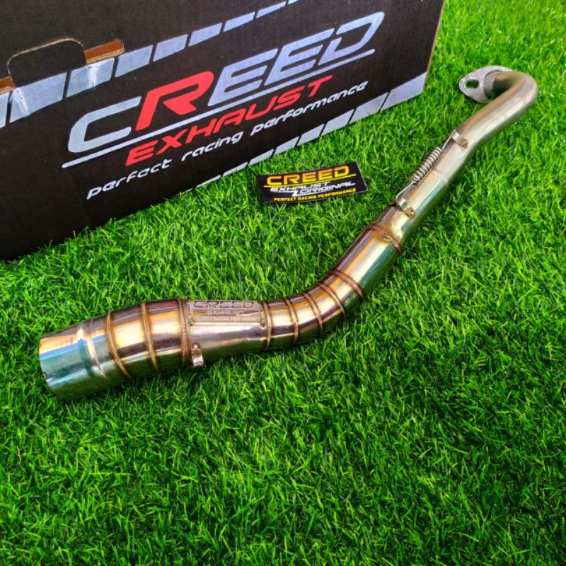 Creed Exhaust Original stainless neck pipe big elbow 50mm inlet for Nmax v1/v2, Aerox155/ daeng pipe