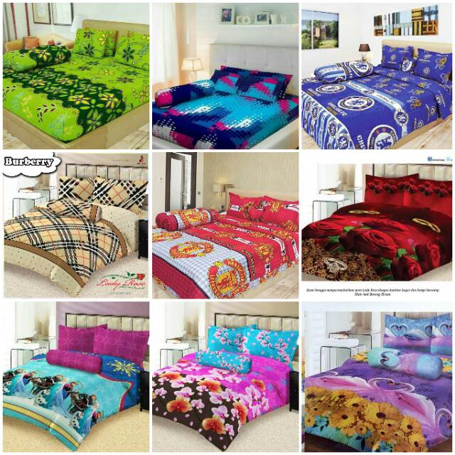 Sprei Ladyrose Ukuran 180 x 200 Murah