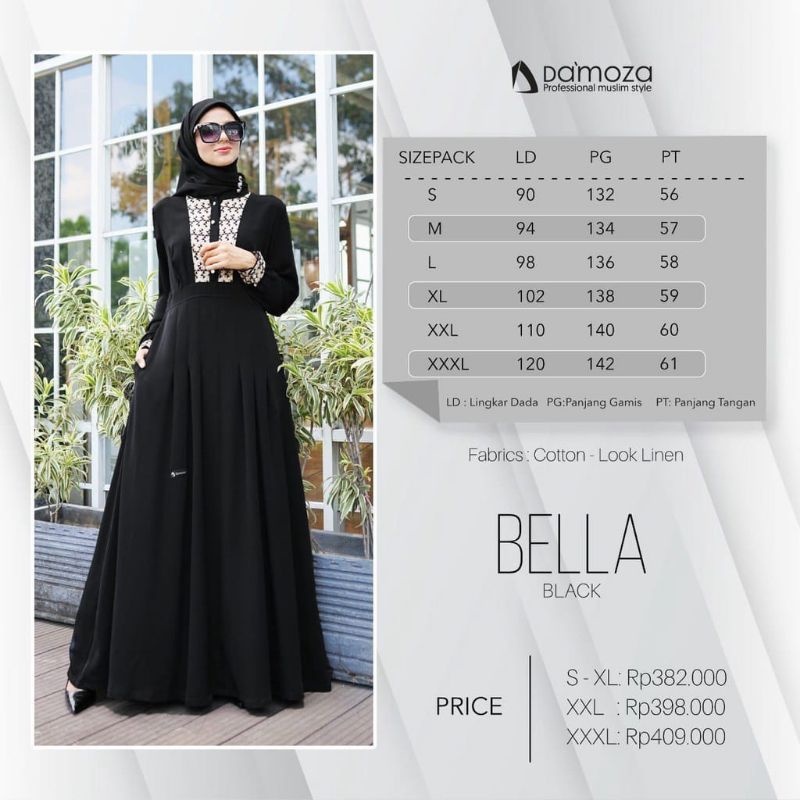 NEW DAMOZA BELLA BLACK