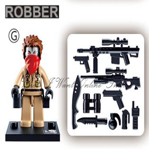 LEGO SLUBAN POLISI DAN PERAMPOK 12 SERI M38-B0586-G