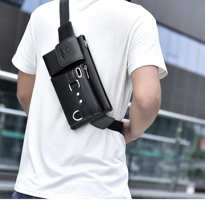 ← Tas Selempang Waistbag Pria Kulit PU WEIXIER 8117 ™