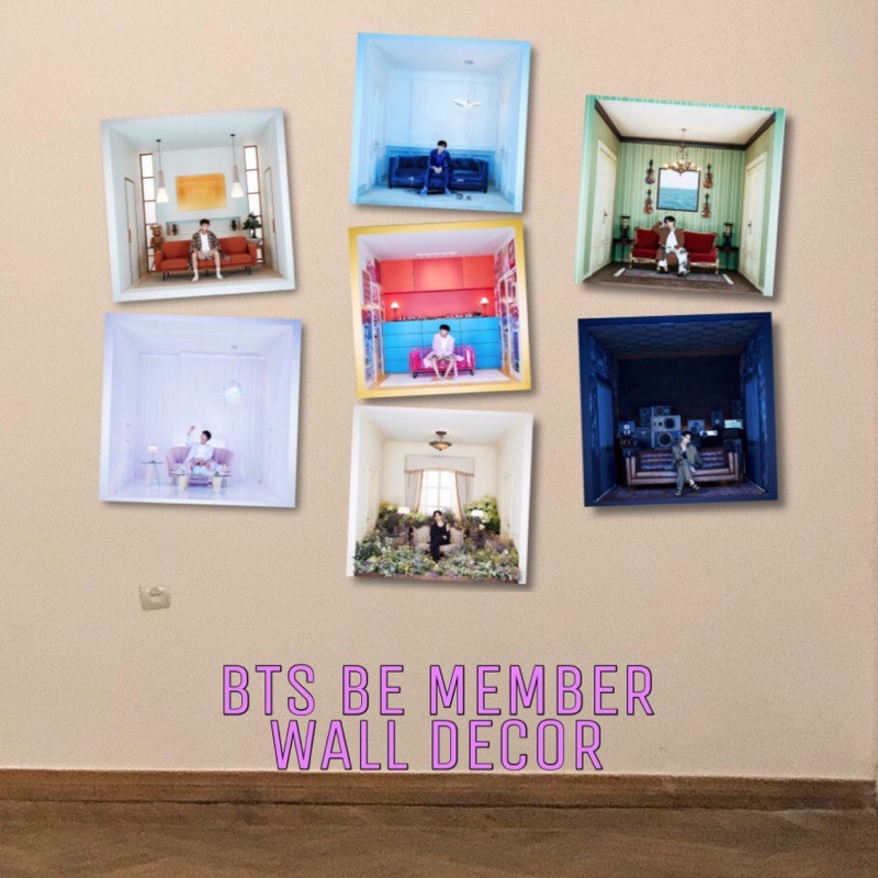 [kstuffind] BTS WALL DECOR MEMBER BE CONCEPT BE POSTER BTS