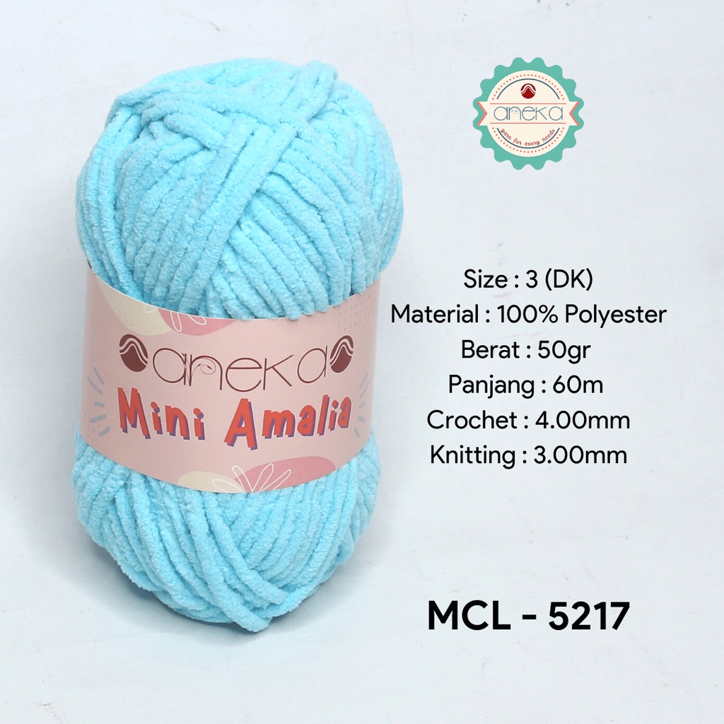 Benang Rajut Mini Amalia / Small Chenille Yarn - 5217